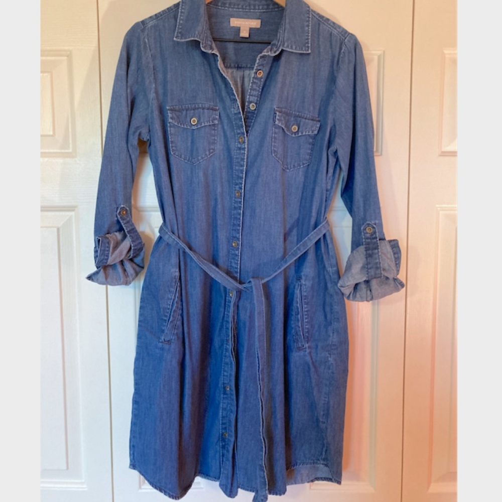 Banana Republic Chambray Denim Dress